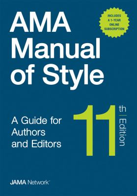 image for AMA manual of style : a guide for authors and editors
