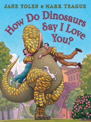 image for How do dinosaurs say I love you?